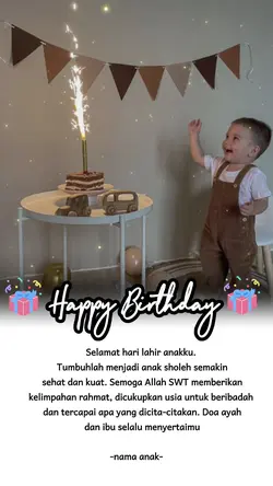Birthday anak laki2
