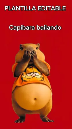 Capibara bailando
