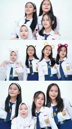 foto bareng bestie 