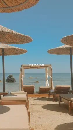 Summer heatwave hot