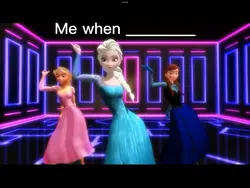 Elsa ate this dance