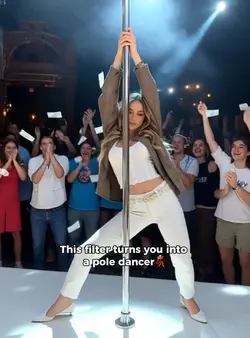 Into pole dancer