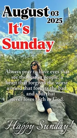 It’s Sunday 