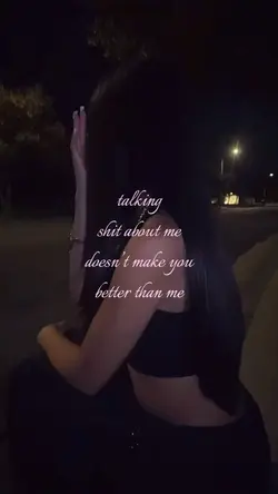 talking shit abt me