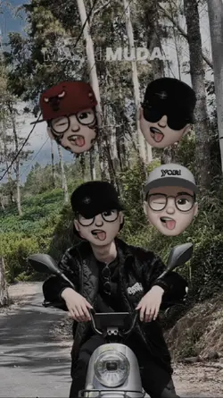 Penutup muka kece 