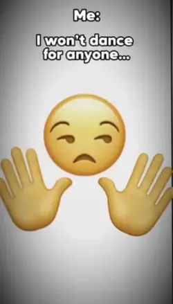 I won’t dance 