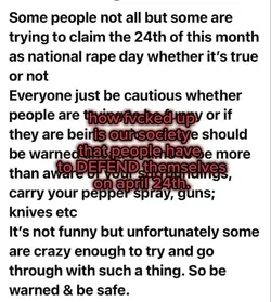 be safe every1!