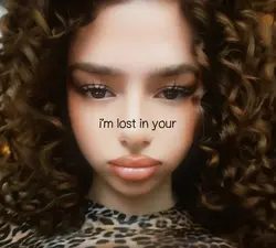 In your iris 