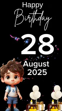 HBD My Son 28 August