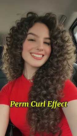 Perm Curl Effect
