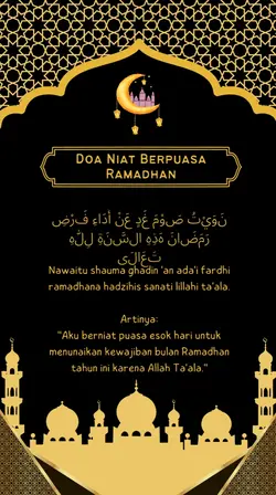 Niat Puasa Ramadhan