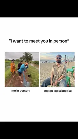 I want to meet you
