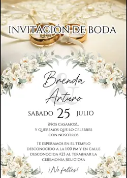 INVITACIÓN DE BODA 