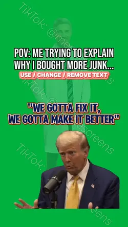 WE GOTTA FIX IT UP!