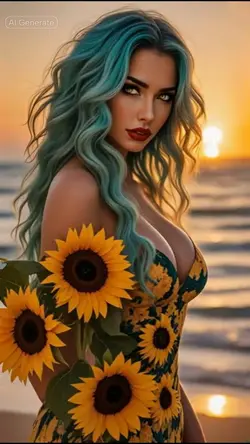Sunflower dress Ai