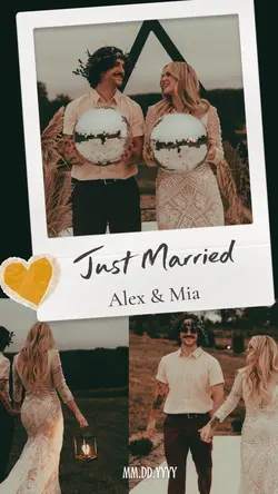 just married