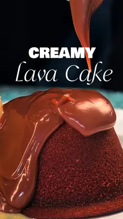 Creamy lava cake