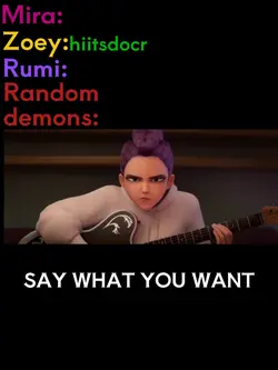 SAY WHAT YOU WANT
