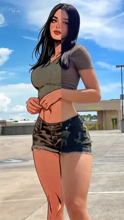 anime realista IA