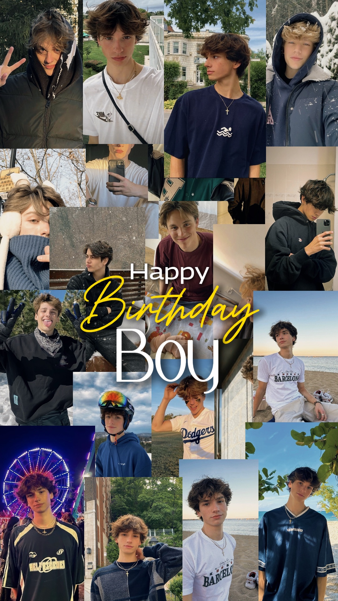 Birthday Template Trending Boy Pippit