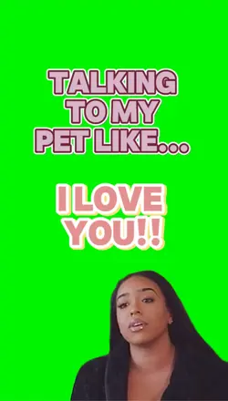 Talking to my pet