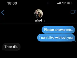 please answer me