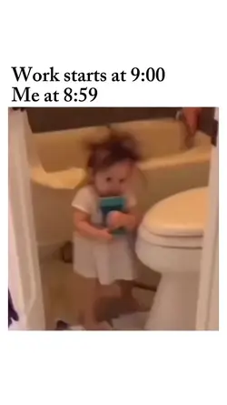 work starts 9:00