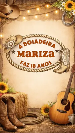 Convite Boiadeira
