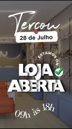 Loja aberta Terça 