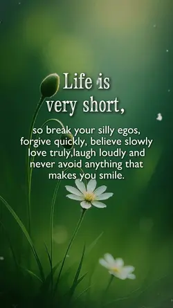 Life is very short,