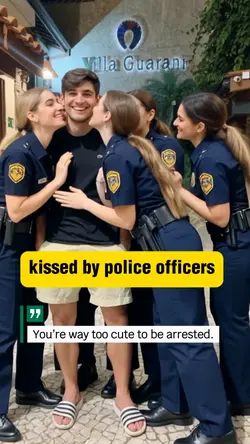 kissed by police AI