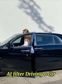 driving a car