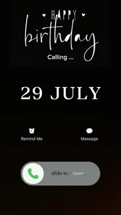 HBD 29 JULY 2026