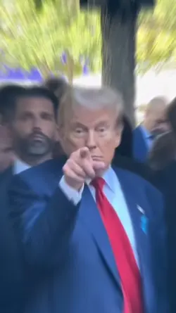 Trump watching me