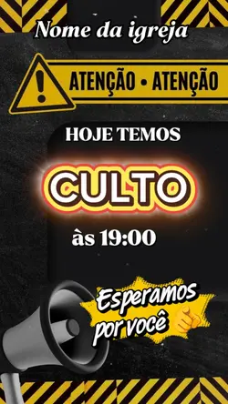 Atenção culto!