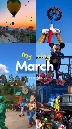 my vlog is march