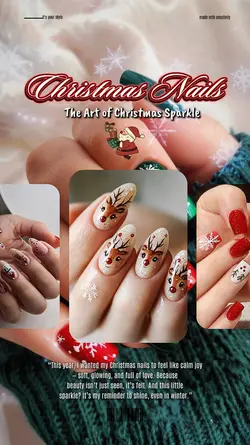 christmas nails Art