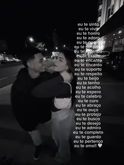eu te amo!! 🤍