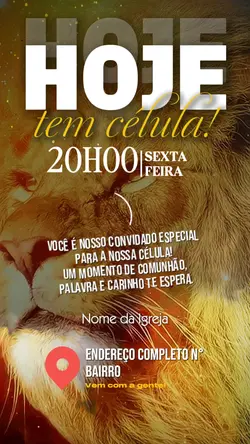HOJE TEM CÉLULA!