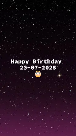 birthday 23 July 