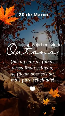 Bem-vindo Outono 