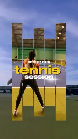 tennis session 