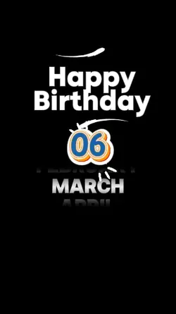 HBD 6 MARCH 2026