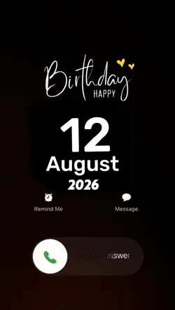 Hbd 12 July 2026