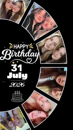birthday 31 july2026