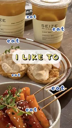 I like to eat🍕🍩🍧
