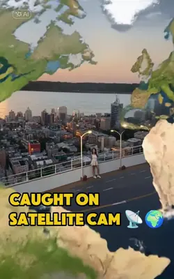 Caught on satellite