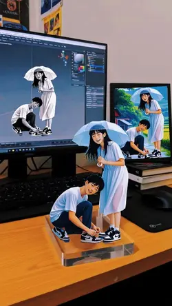 ai 3D pic viral 