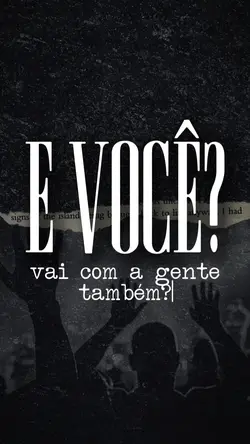 HOJE TEM CULTO!