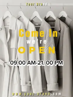 we're open